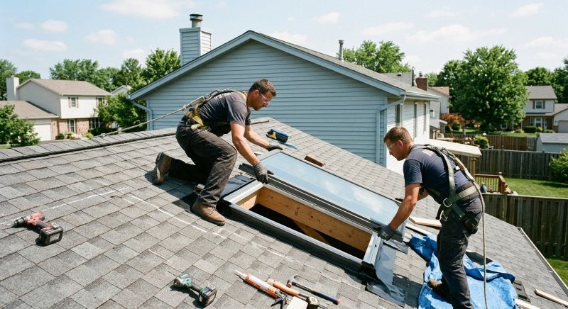 Roof Skylight Installation in Gig Harbor, WA