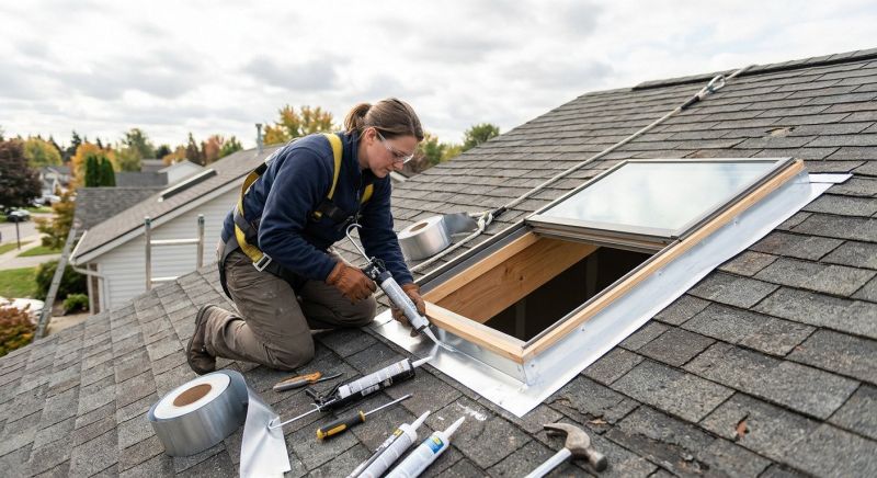 Skylight Leak Repair in Gig Harbor, WA