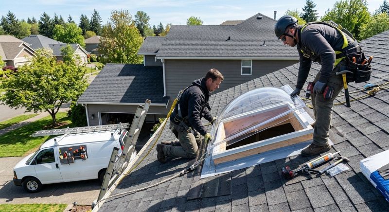 Dome Skylight Installation in Kent, WA